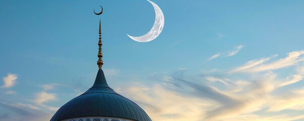 Mosque concept for the month of Ramadan - obrazy, fototapety, plakaty