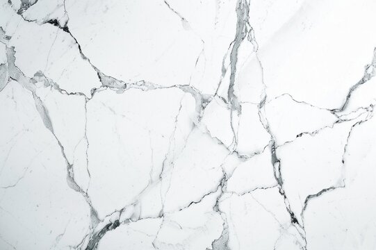 A cool glacier white marble surface, ideal for a contemporary art exhibit, in crisp, minimalist HD