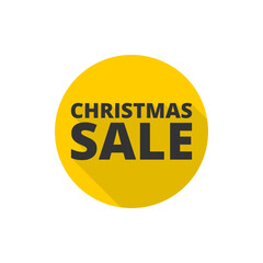 Christmas sale icon isolated on transparent background