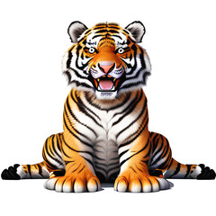  a beautiful tiger illustration 