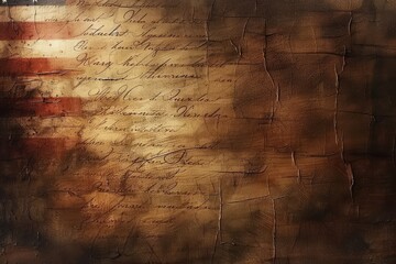 Declaration of Independence painting - obrazy, fototapety, plakaty