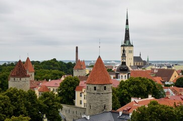 view of an old town.