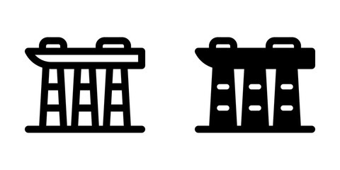 Editable skyscraper, business, vector icon. Landmark, monument, commercial, building, architecture. Part of a big icon set family. Perfect for web and app interfaces, presentations, infographics, etc