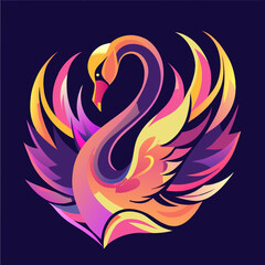 Naklejka premium illustration of a peacock