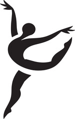 Graceful Dance Silhouette