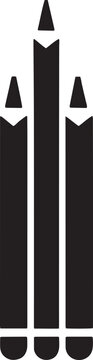 black pencils graphic design clip art preview