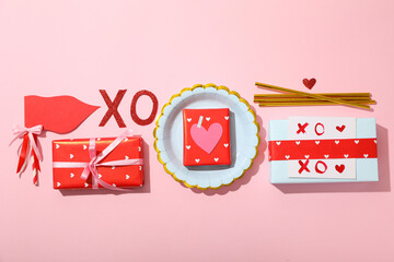 Festive accessories for the party, for Valentine's Day