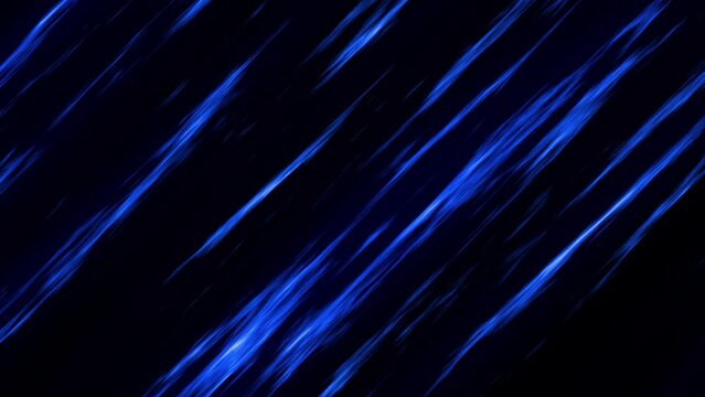 Beautiful animated abstract background of bright lines and rays of light on dark background looped seamless