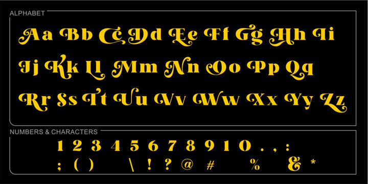 Alphabet Split Monogram, Split Letter Monogram, Alphabet Frame Font. Laser cut template. Initial monogram letters.
