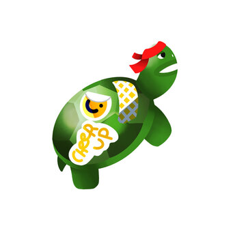 tortoise be tardy ?  NOOOO!