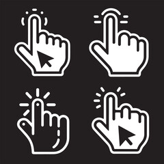 Mouse Cursor Icons - Vector stock illustration