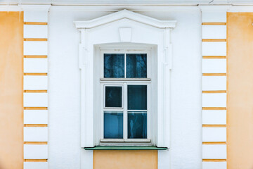 Classic architecture details, background photo texture. Window