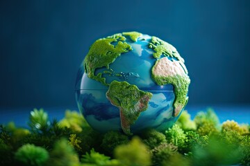 Fototapeta premium Save the Earth - Eco-friendly World Globe