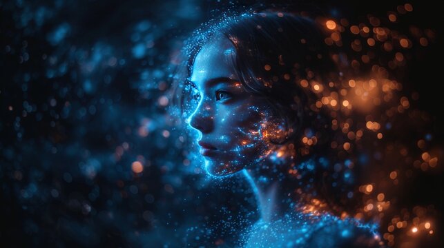 privacy in a digital world realistic with double exposure blue and black color background images for adobe stock --ar 16:9 --style raw --stylize 750 --v 6 Job ID: 6e37fcdb-63df-4d43-b07e-e562676f789a