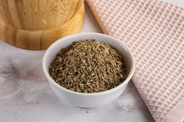Anise sseds aroma in the bowl