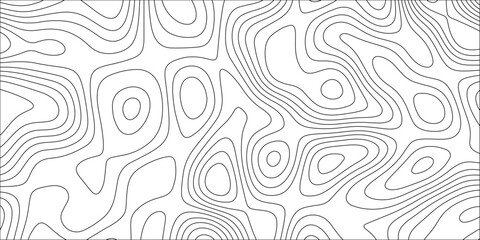Fototapeta na wymiar Contour map background. Geography scheme and terrain. Topography grid map. Stylized topographic contour map. Geographic line mountain relief. Abstract lines or wavy backdrop background.