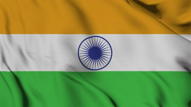 flag in the wind india