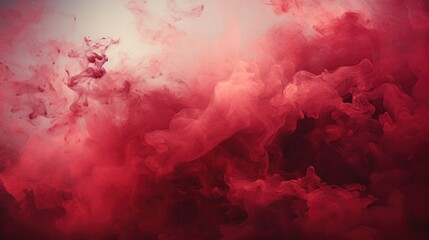 Abstract background, red haze, clouds, fog, steam. The backdrop is burgundy - obrazy, fototapety, plakaty