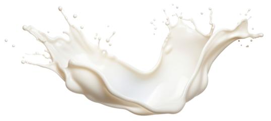 Splash of milk or cream, cut out