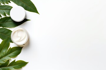 Fototapeta na wymiar Natural Skincare Products - Sensitive Skin Care