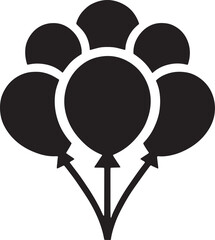 Balloons Bunch Icon