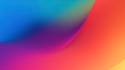 Eye-catching colorful gradient background with elegant curves and a modern artistic vibe - obrazy, fototapety, plakaty