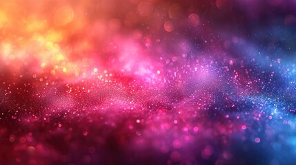 Fototapeta premium A mesmerizing abstract background with a vibrant blend of shimmering lights and bokeh effect