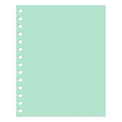 A Sheet of Colored Writing Paper. Can be used as a Text Frame.
