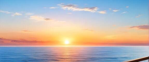 Fototapeta premium sunset on the sea