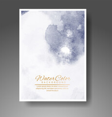 Cards with watercolor background. Design for your cover, date, postcard, banner, logo.