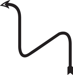 Doodle Arrow Illustration
