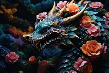 Obraz premium Dragon Flower