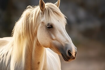 Obraz premium The Spirit of the Desert - A Pale Horse