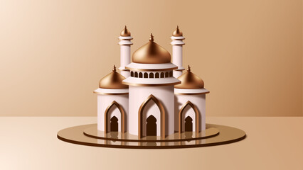 Mosque illustration background