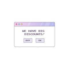 y2k interface, Icon, signature popup, store discounts, sale  interface element