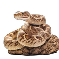 Obraz premium snake in front of background isolated on white