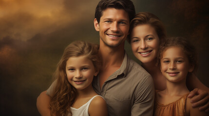 Obraz premium portrait of a family