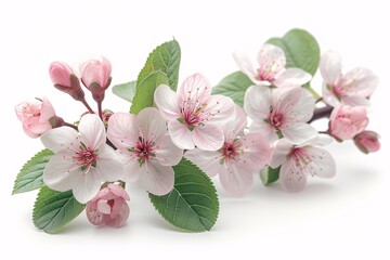 Naklejka na ściany i meble Pink Petals in Full Bloom: A Celebration of Spring's Delicate Beauty Generative AI