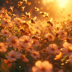 Bee-autiful Blossoms: A Honey-sweet Hive of Activity Generative AI