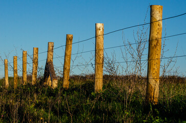 Alambrada, valla o frontera