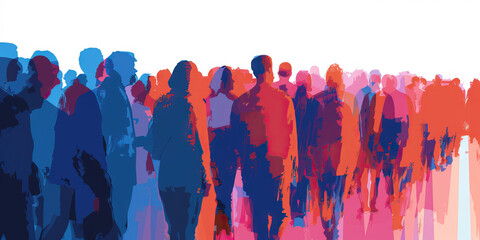 Election Excitement: A Buzz of Activity as Voters Queue Up to Cast Their Ballots on Voting Day, Illustrating the Enthusiasm and Significance of Democratic Participation in the Electoral Process