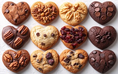Heart-Shaped Cookies: A Delicious Way to Celebrate Valentine's Day Generative AI
