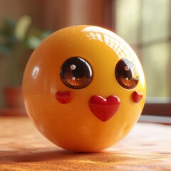 Smiley Face Emoji: A Cute and Happy Emoticon for Your Monthly Social Media Posts Generative AI
