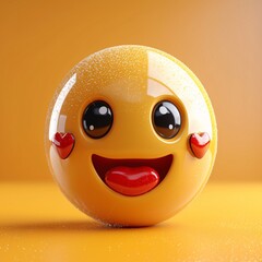 Smiley Face Emoji: A Cute and Happy Emoticon for Your Monthly Social Media Posts Generative AI