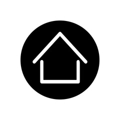 Homepage icon vector. House illustration sign. Home symbol. Building logo.