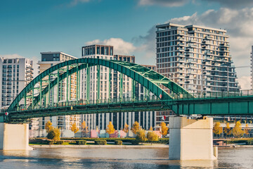 beauty of Belgrade's waterfront, with its iconic bridges spanning the majestic Sava River.