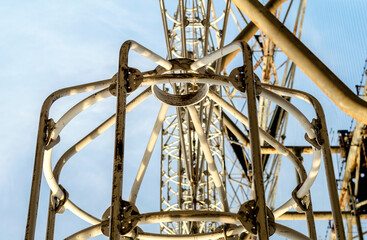 old secret army soviet radar in Chernobyl close up
