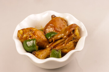 Chicken Mechado is Filipino Chicken Stew with Bell Peppers and Potato cooked in Tomato Sauce.