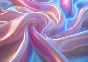 Obraz premium Pink and Purple Swirls: A Colorful Blend for the Month of Love Generative AI
