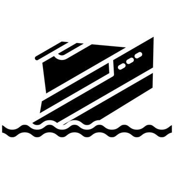recommend clip art: Boat Sink Icon